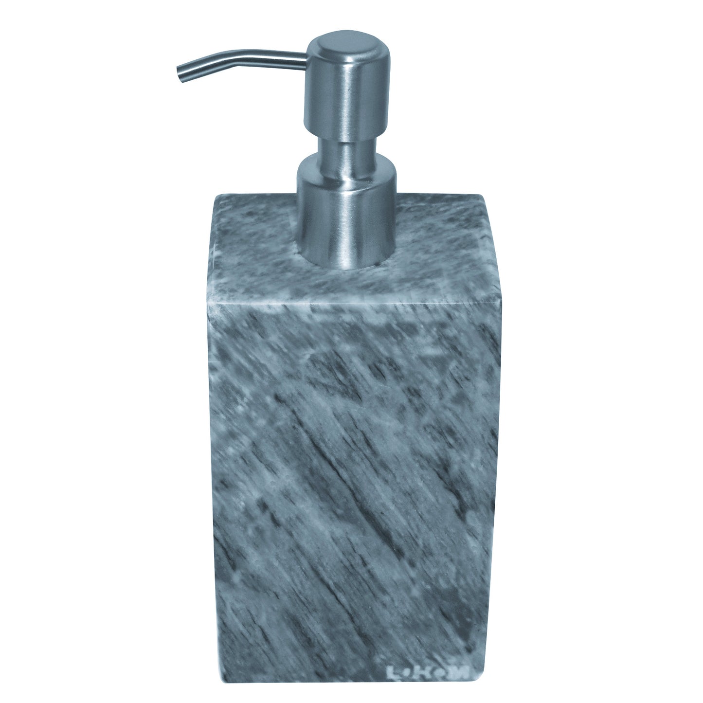 Dispensador Rectangular para Jabón de Mármol Natural Gris Mazahua